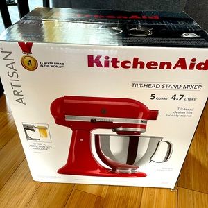 BRAND NEW KitchenAid Artisan 5QT Tilt Stand Mixer